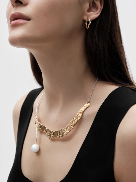 Itu necklace silver gold-plated - Image 3