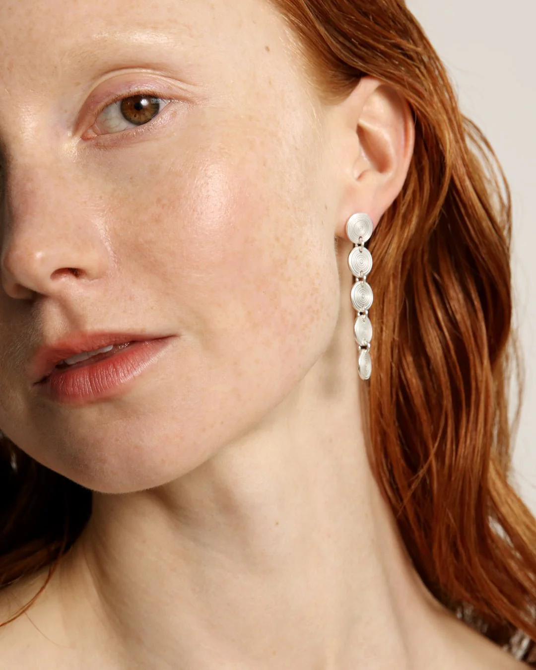 Kosmos earrings 5 pieces silver - Image 3