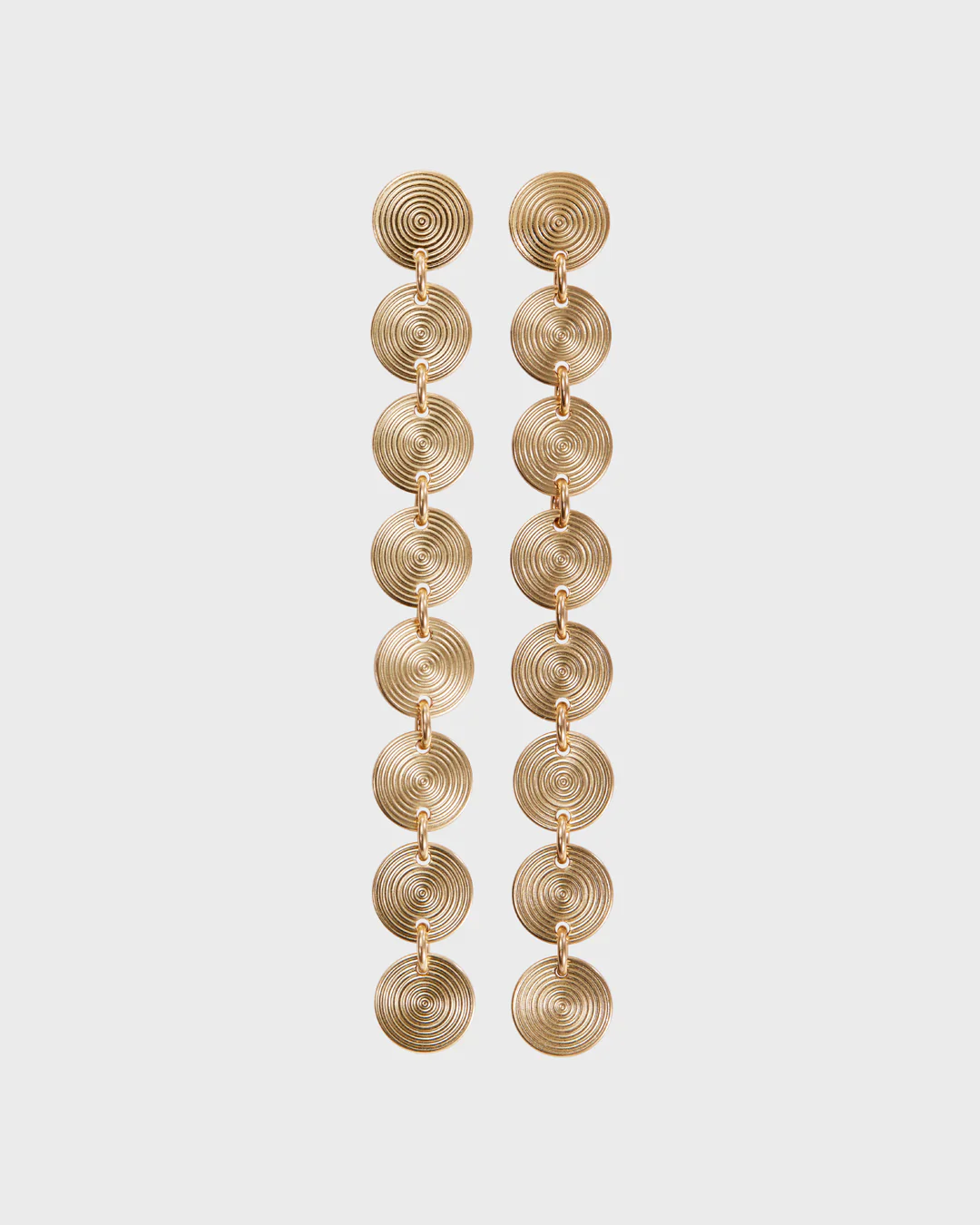 Kosmos single earring 8 parts bronze