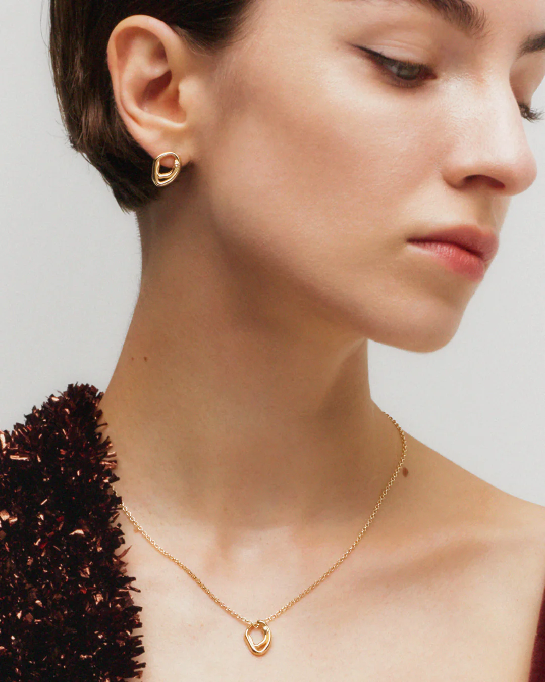 Männyt earrings gold 14K - Image 3