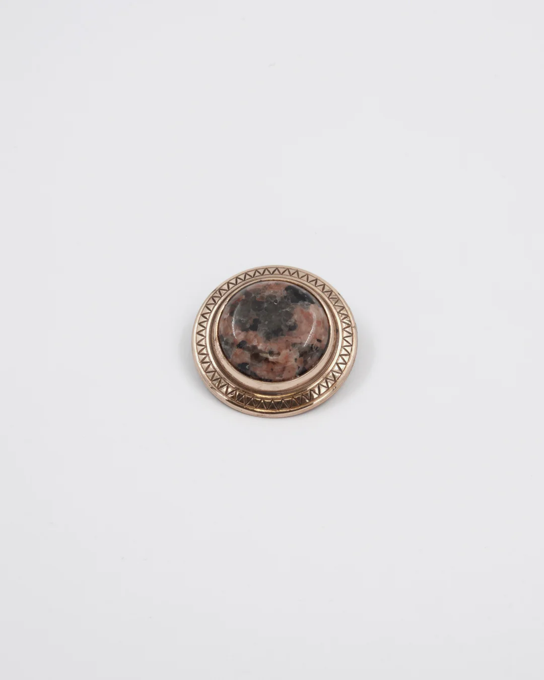 Kept 1588 stone buckle bronze granite
