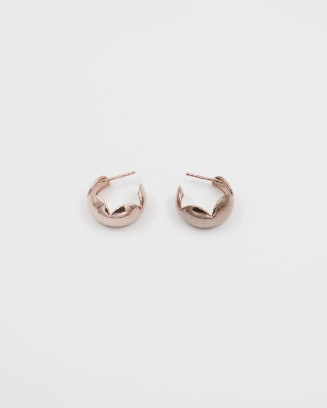 Held Aamu earrings rose gold-plated bronze