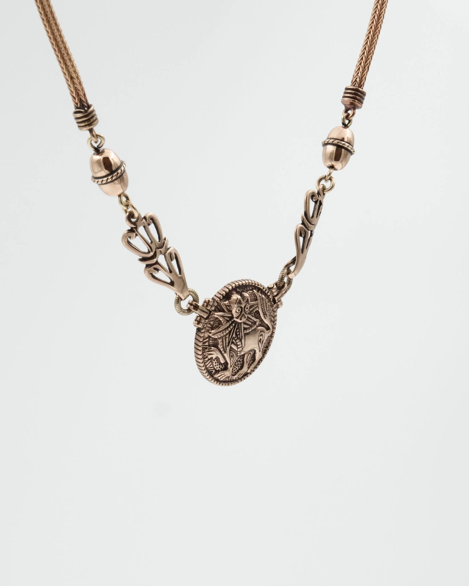 Kept Sun Lion necklace small 45 cm bronze - Image 3