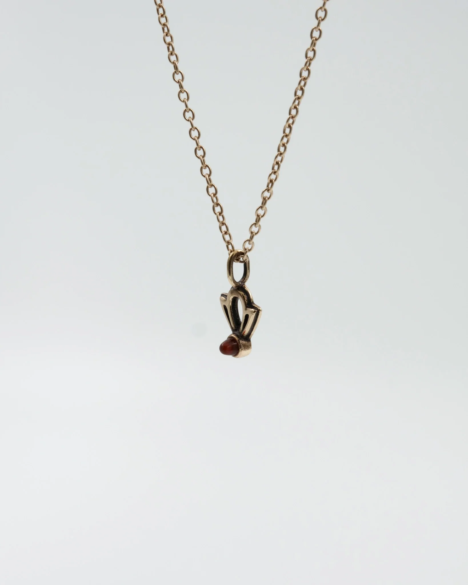 Held Illusion pendant small 45 cm bronze carnelian - Image 2