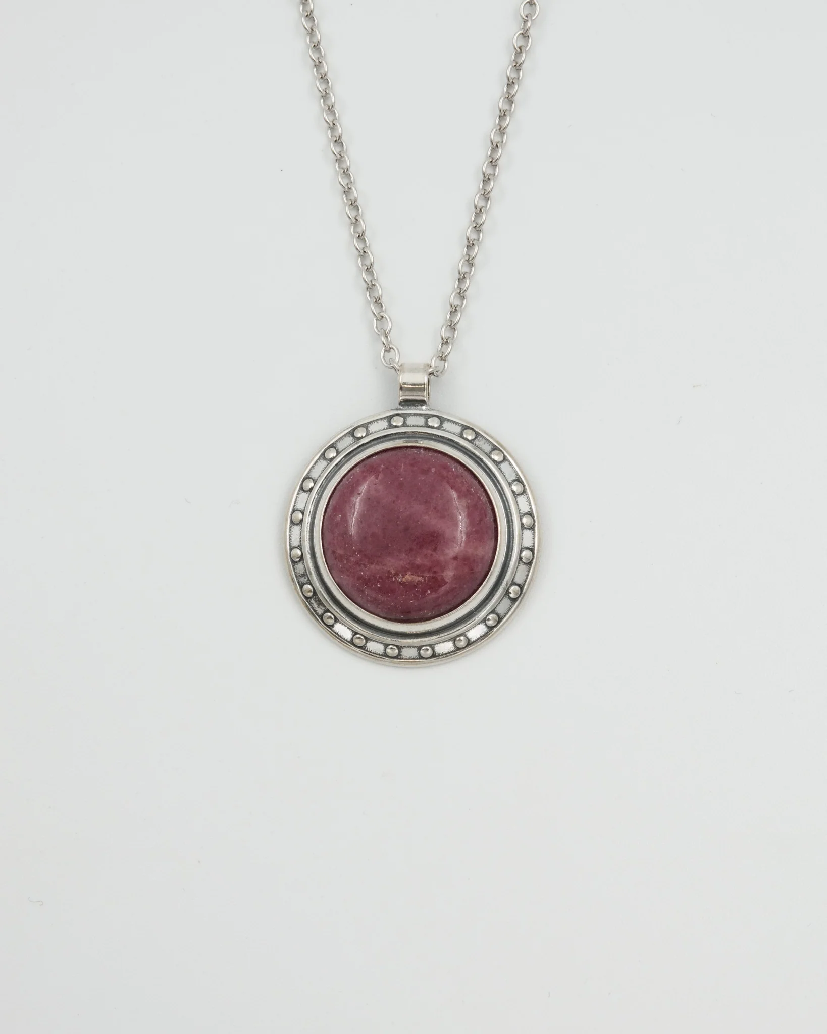 Held 1271 pendant 60 cm silver rhodonite