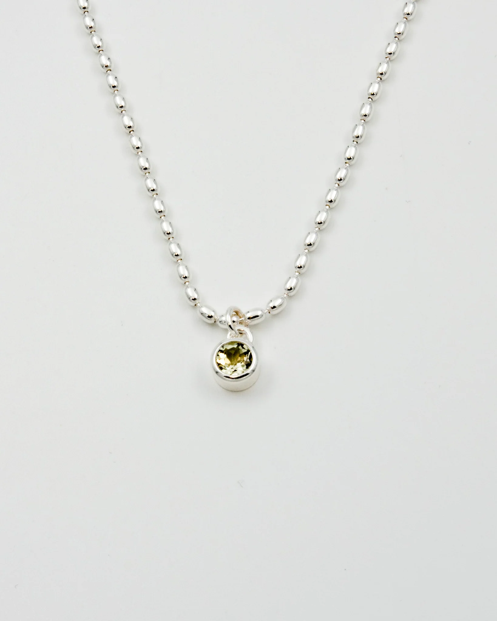Kept Lähde pendant 42 cm silver beryl