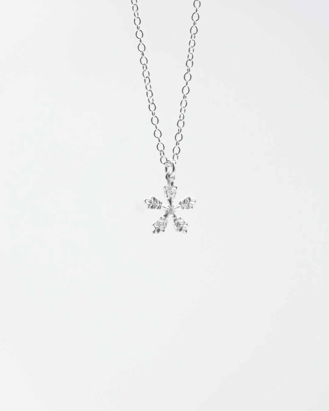 Held Snowflake pendant 45 cm silver
