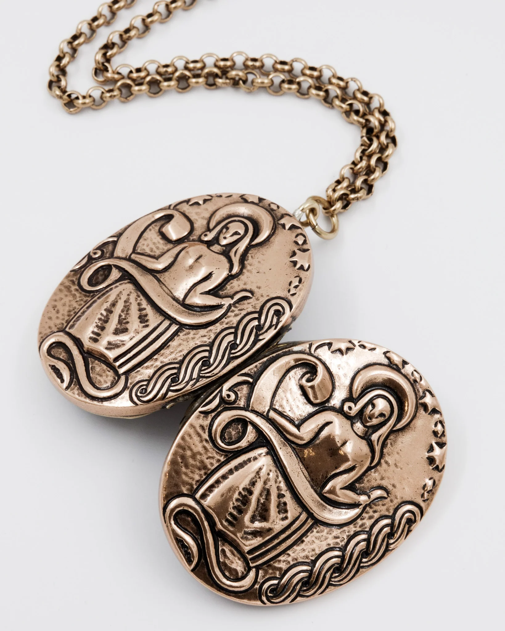 Held Madonna medallion large 70 cm bronze - Image 2