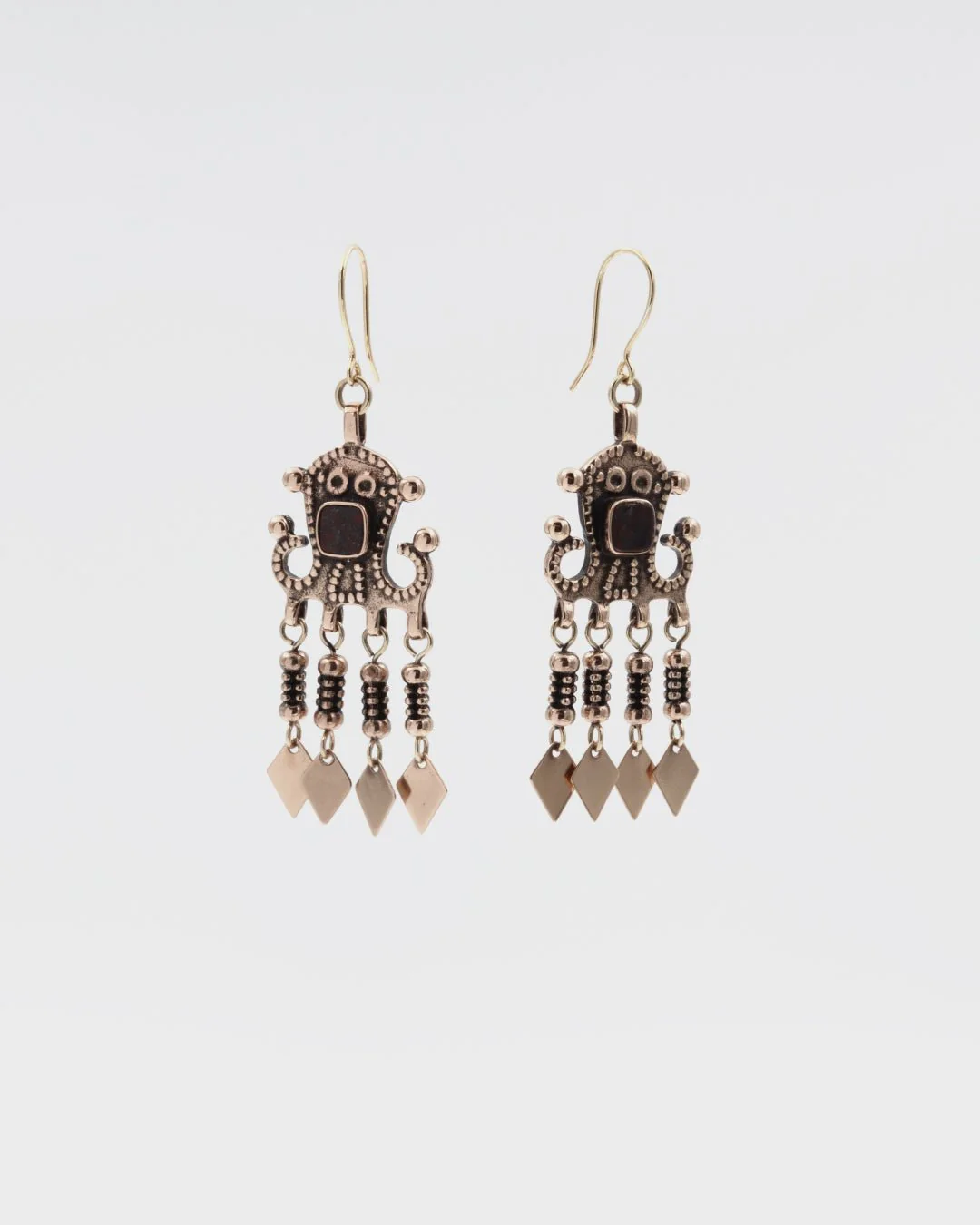 Kept Petsamo koltta earrings bronze jasper