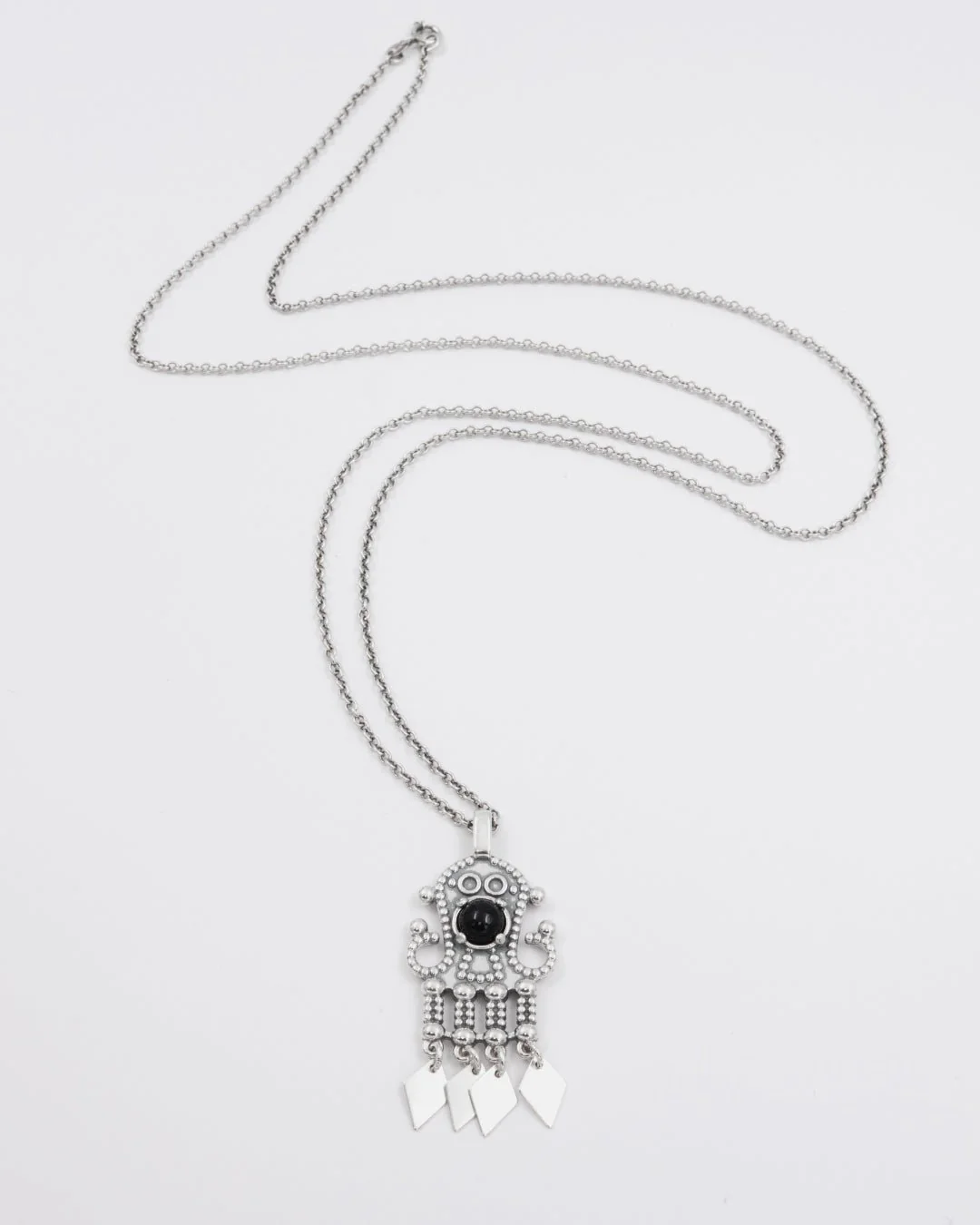Kept Petsamo pendant 80 cm silver onyx - Image 2