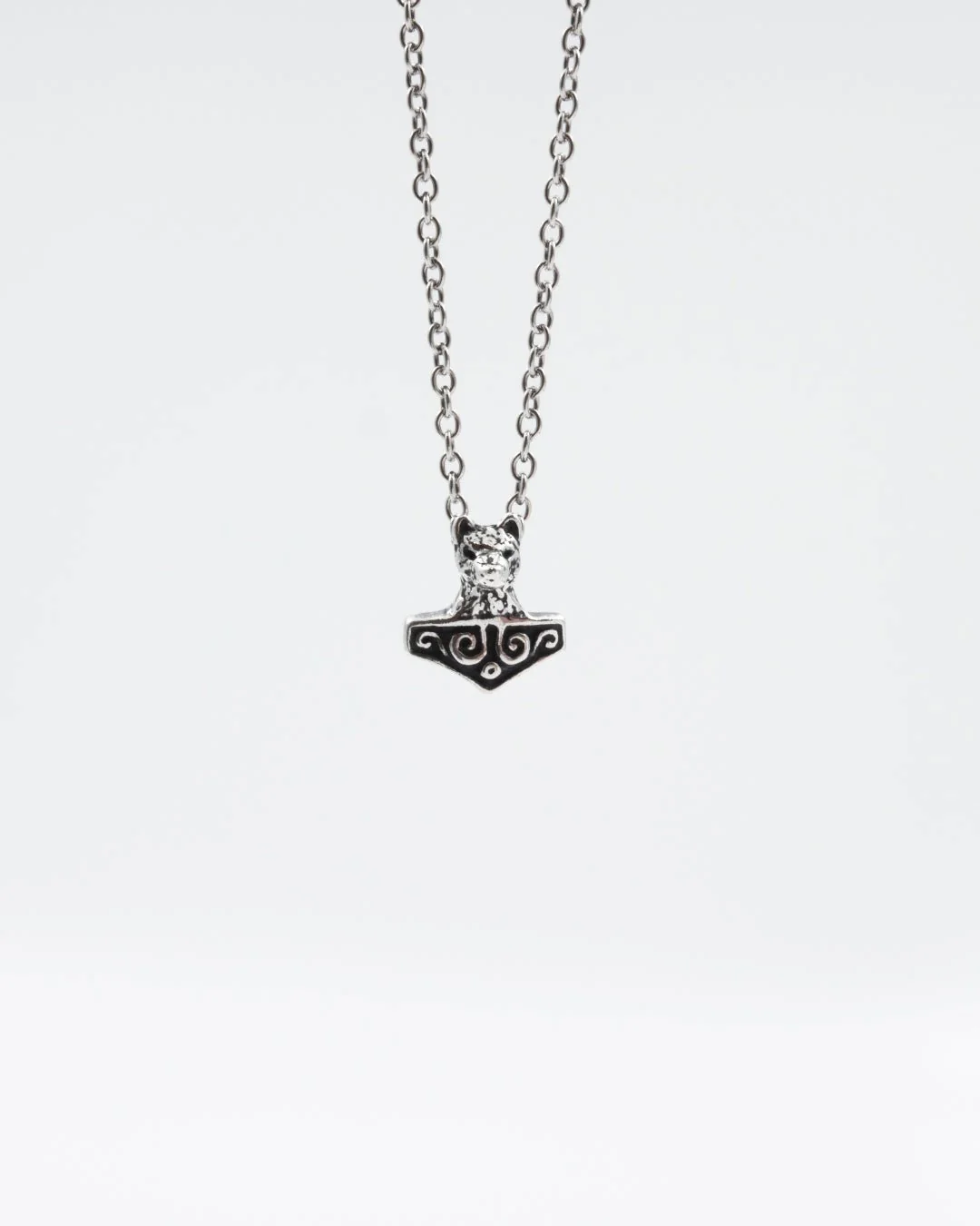 Kept Little fox pendant 42 cm silver