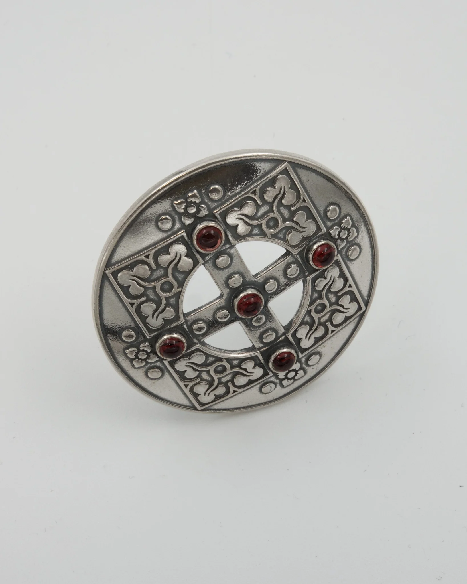 Held Sancta Birgitta buckle pendant 60 cm silver garnet - Image 3