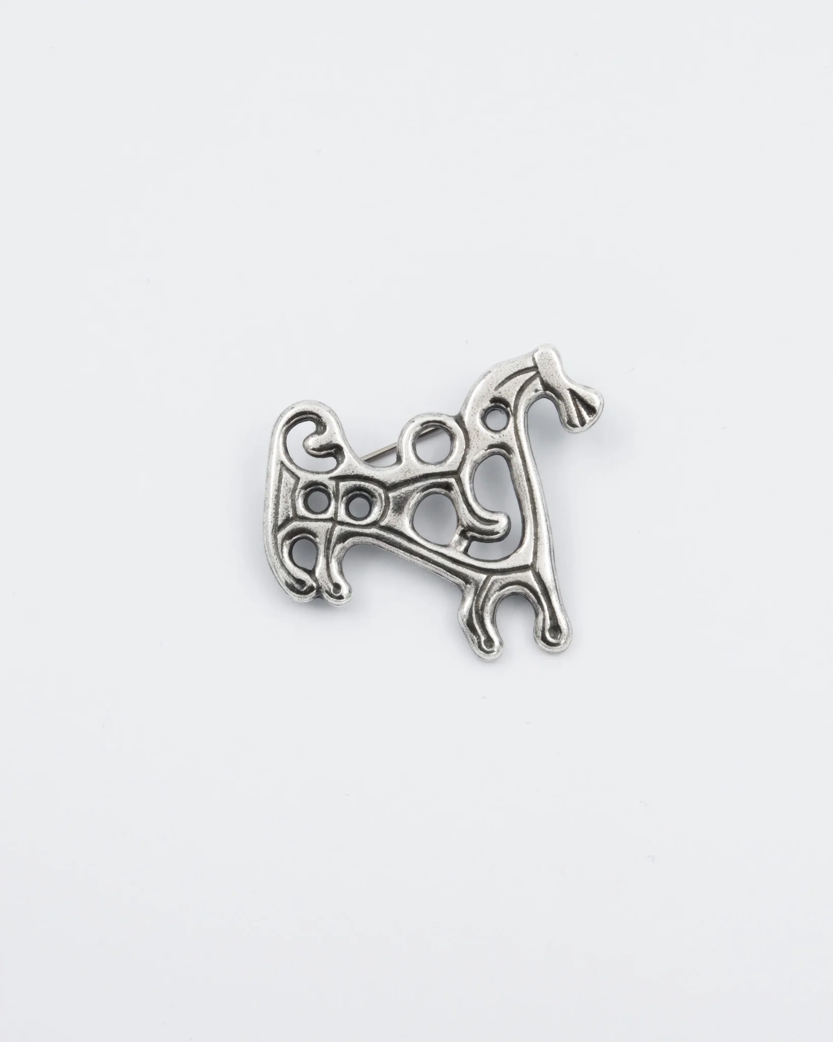 Kept Suomussalmi horse brooch silver