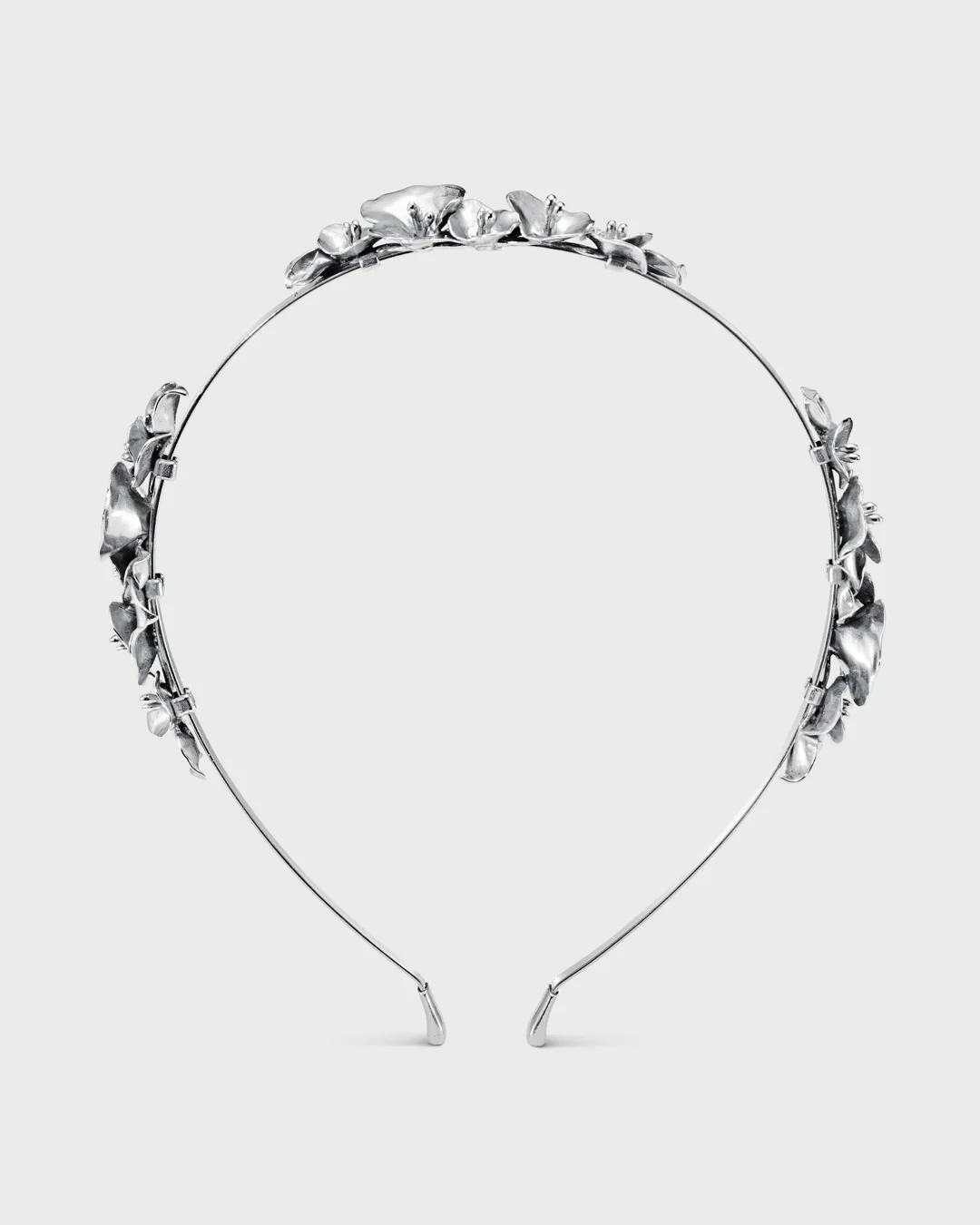 Summer Night Rose Hairband silver - Image 5