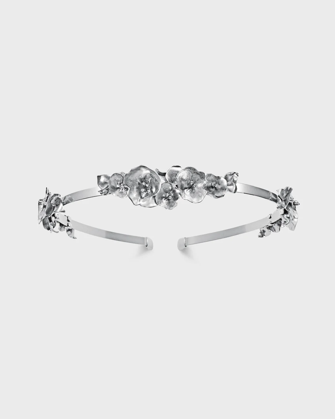 Summer Night Rose Hairband silver - Image 6