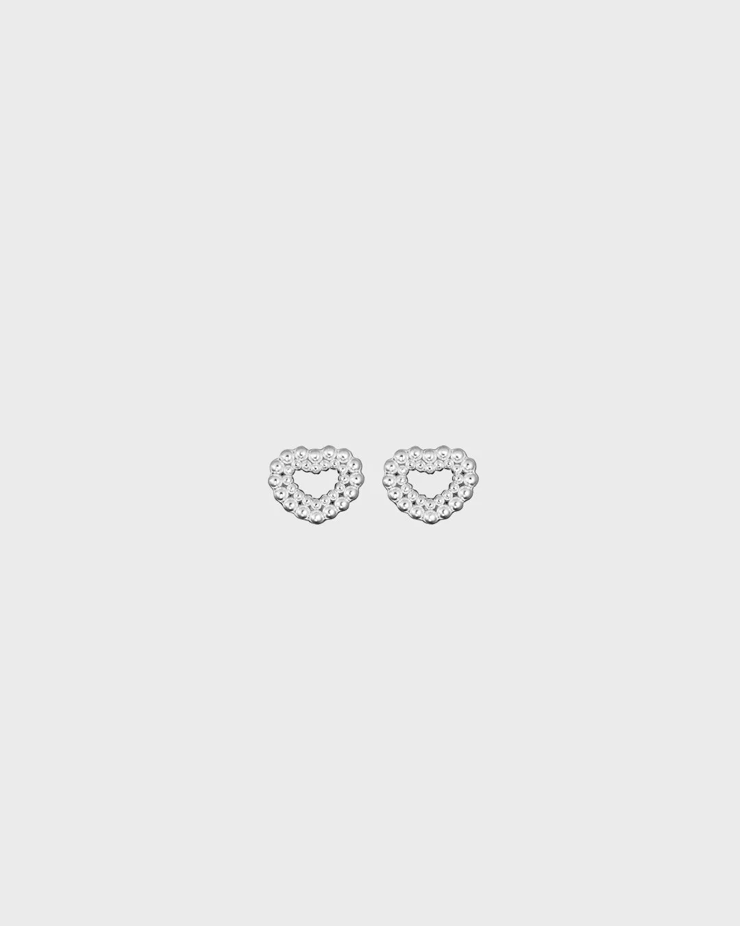 Valoisa single heart earring silver