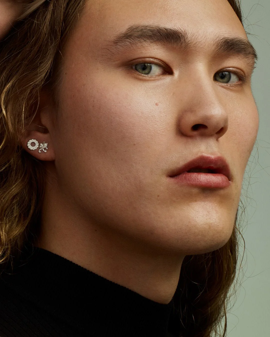 Valoisa single stud earring silver - Image 2